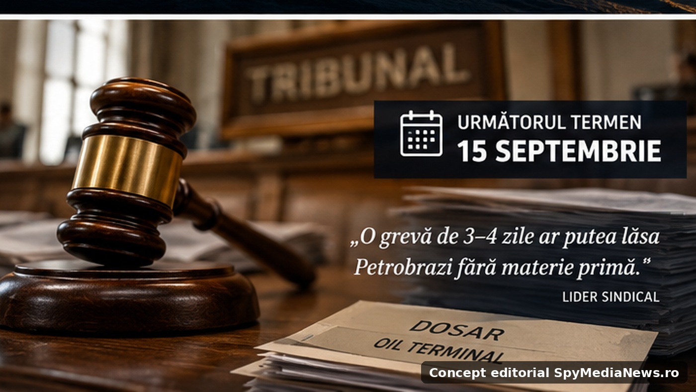 Concept editorial privind litigiile dintre Oil Terminal și sindicat